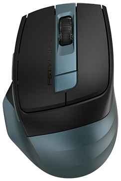 Мышь беспроводная A4Tech Fstyler FB35C, 2400dpi, оптическая светодиодная, USB, зеленый/черный (FB35C MIDNIGHT GREEN) 970550229