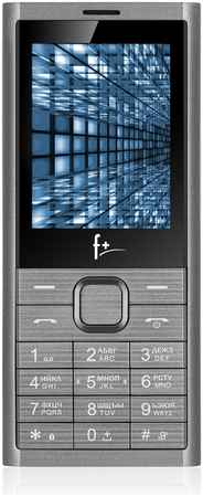 Мобильный телефон F+ B280, 2.8″ 320x240 TN, MediaTek MT6261D, BT, 1xCam, 2-Sim, 2500 мА·ч, micro-USB, Nucleus, серый (B280 Dark Grey) 970575374