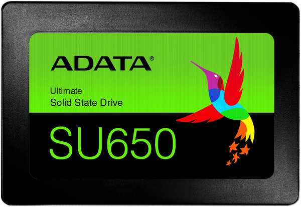 Твердотельный накопитель (SSD) ADATA 512Gb SU650, 2.5″, SATA3 (ASU650SS-512GT-R)