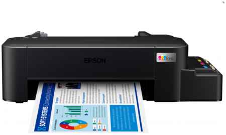 Принтер струйный Epson L121, A4, цветной, A4 ч/б: 8.5 стр/мин, A4 цв.: 4.5 стр/мин, 720x720dpi, СНПЧ, USB (C11CD76414/C11CD76501) 970580048