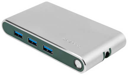 Концентратор Rombica Type-C Hermes, 3xUSB 3.0, 1xUSB-C, + Ethernet RJ45/HDMI (TC-00255)