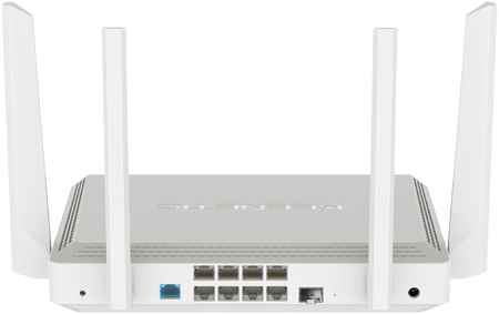 Wi-Fi роутер Keenetic Peak, 802.11a/b/g/n/r/k/v/ac/ac-wave2, 2.4 / 5 ГГц, до 2.53 Гбит/с, LAN 8x1 Гбит/с, WAN 1x1 Гбит/с, внешних антенн: 4x5dBi, 1xUSB 2.0, 1xUSB 3.0 (KN-2710) 970583125