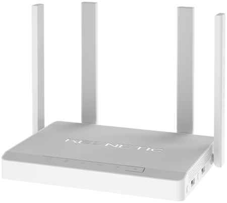 Wi-Fi роутер Keenetic Giga, 802.11a/b/g/n/ac/ax, 2.4 / 5 ГГц, до 1.78 Гбит/с, LAN 4x1 Гбит/с, WAN 1x1 Гбит/с, внешних антенн: 4x5dBi, 1xUSB 2.0, 1xUSB 3.0 (KN-1011)