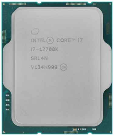 Процессор Intel Core i7-12700K Alder Lake, 12C/20T, 3600MHz 25Mb TDP-125 Вт/190 Вт LGA1700 tray (OEM) (CM8071504553828S) 970598699