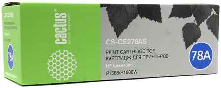 Картридж лазерный Cactus CS-CE278AS (CE278A), черный, 2100 страниц, совместимый, для LJP P1566 / P1606dn / M1536dnf 970626272