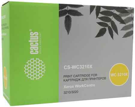 Картридж лазерный Cactus CS-WC3210X (106R01487), 4100 страниц, совместимый, для Xerox WorkCentre 3210/3220