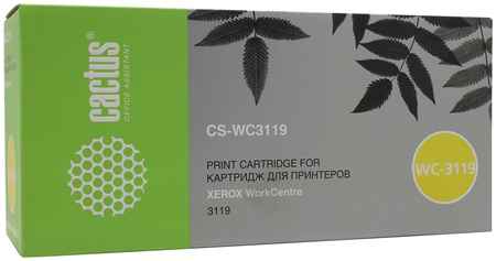 Картридж лазерный Cactus CS-WC3119 (013R00625), 3000 страниц, совместимый, для Xerox WorkCentre 3119