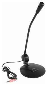 Микрофон Sven MK-200, электретный, черный 970696092