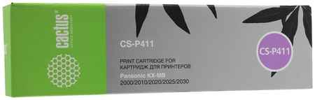 Картридж лазерный Cactus CS-P411 (KX-FAT411A7), черный, 2000 страниц, совместимый, для Panasonic KX-MB1900RU, KX-MB2000RU, KX-MB2020RU, KX-MB2030RU, KX-MB2051RU, KX-MB2061RU 970766022