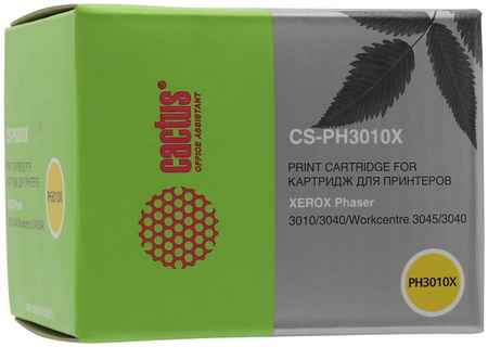 Картридж лазерный Cactus CS-PH3010X (106R02183), 2300 страниц, совместимый для Xerox Phaser 3010, WorkCentre 3045