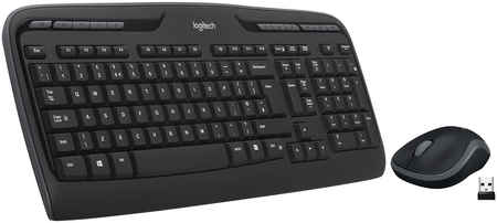 Клавиатура + мышь Logitech Wireless Combo MK330 Black USB, беспроводная, USB, черный 970787997