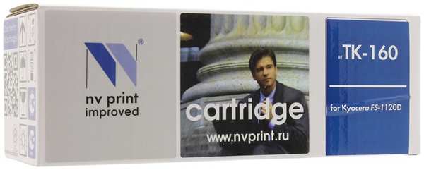 Картридж лазерный NV Print NV-TK160 (TK-160), черный, 2500 страниц, совместимый, для Kyocera FS-1120D, FS-1120DN, ECOSYS P2035dn 970797735