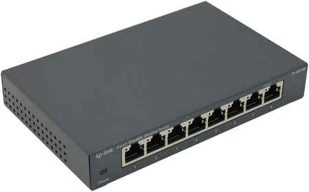 Коммутатор TP-LINK TL-SG108, кол-во портов: 8x1 Гбит/с (TL-SG108)