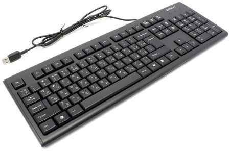 Клавиатура проводная A4Tech KR-83, мембранная, USB, черный 970806368
