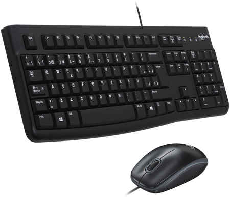 Клавиатура + мышь Logitech Desktop MK120, USB, (920-002561/920-002562)