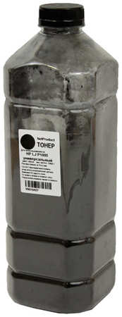 Тонер NetProduct, бутыль 1 кг, черный, совместимый для Canon, LJ P1005, универсальный (2011000740) 9708401963