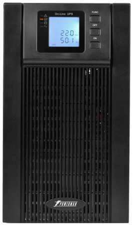 ИБП Powerman Online 3000I, 3000 В·А, 2.7 кВт, IEC, розеток - 8, USB, черный 9708430117