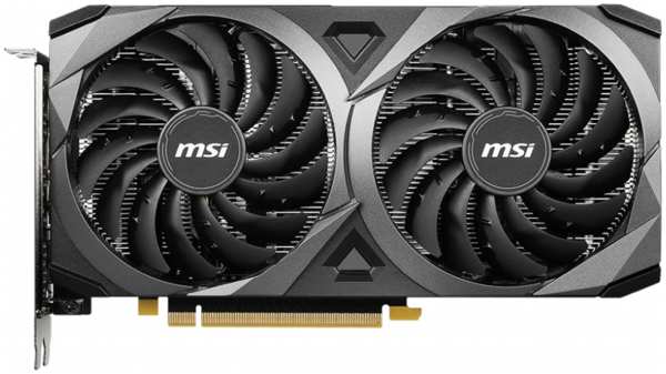 Видеокарта MSI NVIDIA GeForce RTX 3060 RTX 3060 VENTUS 2X OC, 12Gb DDR6, 192 бит, PCI-E, HDMI, 3DP, Bulk (RTX 3060 VENTUS 2X 12G OC) 9708443391