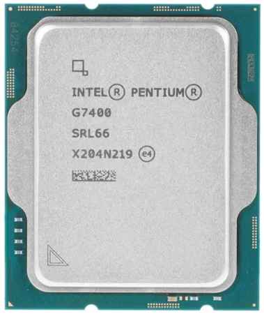 Процессор Intel Pentium -G7400 Alder Lake-S, 2C/4T, 3700MHz 6Mb TDP-46 Вт LGA1700 tray (OEM) (CM8071504651605)