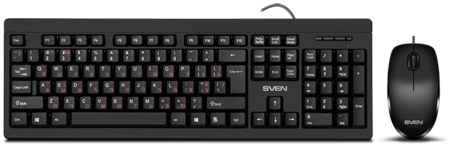 Клавиатура + мышь Sven KB-S320C, USB, черный (SV-020613) 9708460253
