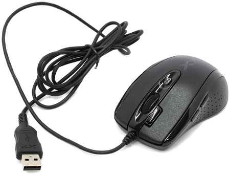 Мышь проводная A4Tech X-710MK, 2000dpi, оптическая светодиодная, USB, черный (X-710MK USB) 970846029