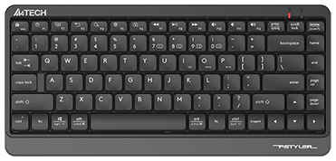 Клавиатура беспроводная A4Tech Fstyler FBK11, мембранная, USB, черный/серый (FBK11 GREY) 9708465033