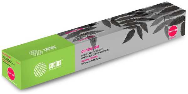 Набор картриджей лазерный Cactus CS-TK8115M/Y/C, цветной, 6000 страниц, 3 шт., совместимый для Kyocera Ecosys M8124cidn/M8130cidn 9708611667