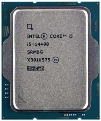 Процессор Intel Core i5-14400 Raptor Lake Refresh, 10C/16T, 2500MHz 20Mb TDP-65 Вт/148 Вт LGA1700 tray (OEM) (CM8071505093012)