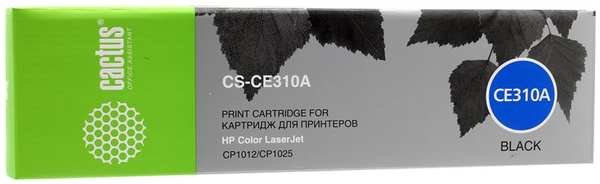Набор картриджей лазерный Cactus CS-CE310A/311A/312A/313A, цветной, 4 шт., совместимый для LaserJet Pro CP1025 / CP1025nw / M275 / CP1025 / CP1025nw / 100 M175a / 100 M175nw