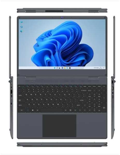 Ноутбук Hiper WorkBook 15.6″ IPS 1920x1080, Intel Core i3 1000NG4 1.1 ГГц, 16Gb RAM, 512Gb SSD, W11Pro, черный (U26-15FII3100R16S5WPG) 9708629778