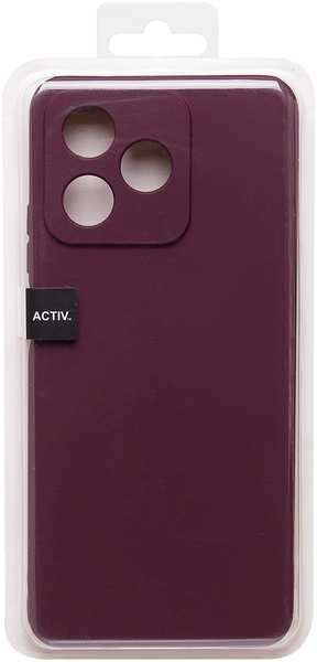 Чехол-накладка Activ Full Original Design для смартфона Realme C51, силикон, бордовый (226298) 9708630146