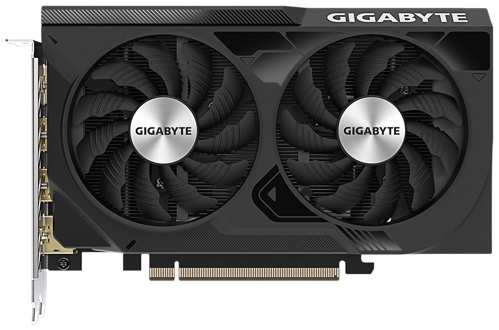 Видеокарта GIGABYTE NVIDIA GeForce RTX 4060 WINDFORCE OC, 8Gb DDR6, 128 бит, PCI-E, 2HDMI, 2DP, Retail (GV-N4060WF2OC-8GD) 9708641238