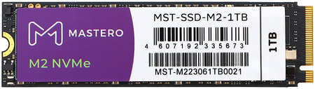 Твердотельный накопитель (SSD) Mastero 1Tb, 2280, M.2, NVMe (MST-SSD-M2-1TB) Retail 9708641862