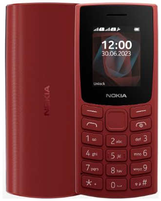 Мобильный телефон Nokia 105 TA-1557 DS, 1.8″ 160x128 TFT, 2-Sim, 1000 мА·ч, micro-USB, красный 9708647888