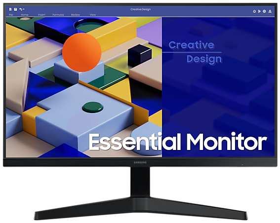 Монитор 23.8″ Samsung Essential S24C312EAI IPS, 1920x1080 (16:9), 250кд/м2, 5 мс, 178°/178°, VGA, HDMI, (LS24C312EAIXCI) S3 S31C