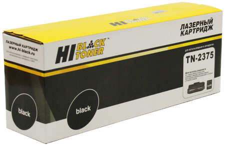 Набор картриджей лазерный Hi-Black HB-TN-2375/TN-2335-4 (TN-2375/TN-2335), черный, 2600 страниц, 4 шт., совместимый для Brother HL-L2300/2305/2320/2340/2360 9708664496