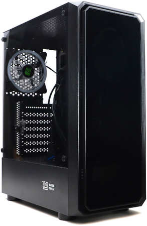 Корпус BaseTech eXtreme GFX-04, ATX, Midi-Tower, USB 3.0, RGB подсветка, черный, без БП (BT-GFX-04-TG-1F-RGB) 9708683978