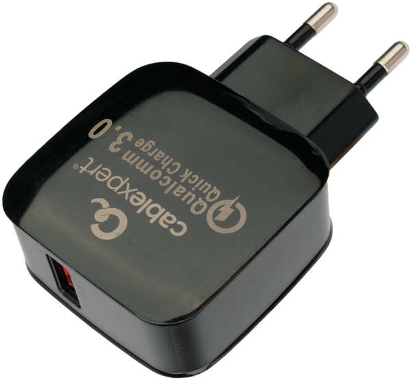 Сетевое зарядное устройство Cablexpert MP3A-PC-41 18 Вт, USB, Quick Charge, 3А, черный (MP3A-PC-41) 9708684822