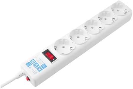 Сетевой фильтр PowerCube, 5-розеток, 3 м, белый (SPG-B-10-WHITE) 970870959