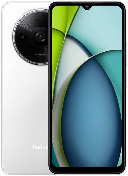 Смартфон Xiaomi Redmi A3x, 6.71″ 720x1650 IPS, Unisoc Tiger T603, 3Gb RAM, 64Gb, 3G/4G, Wi-Fi, BT, 2xCam, 2-Sim, 5000 мА?ч, USB Type-C, Android 14 (Go Edition), белый (55956) 9708746714