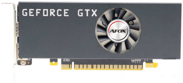 Видеокарта AFOX NVIDIA GeForce GTX 1050ti Single Fan, 4Gb DDR5, 128 бит, PCI-E, HDMI, DP, Retail (AF1050TI-4096D5L5-V2)