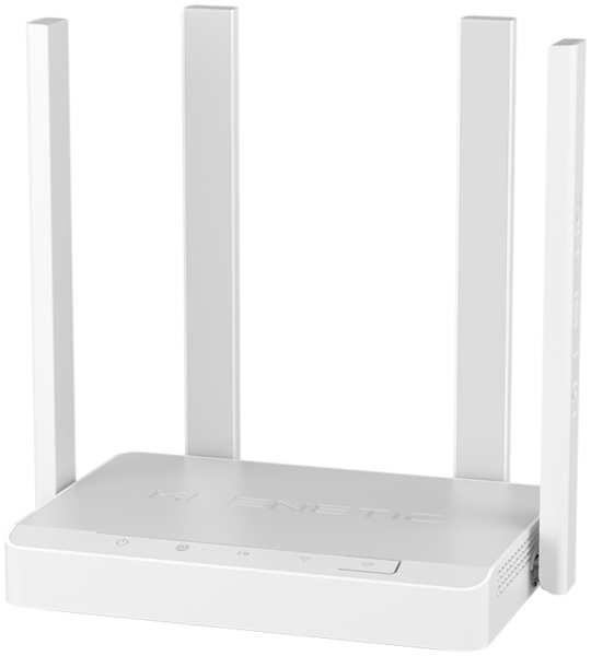 Wi-Fi роутер Keenetic Speedster, 802.11a/b/g/n/ac, 2.4 / 5 ГГц, до 1.17 Гбит/с, LAN 3x1 Гбит/с, WAN 1x1 Гбит/с, внешних антенн: 4x5 дБи (KN-3013)