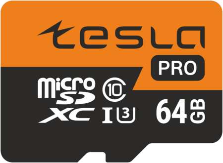 Карта памяти 64Gb microSDXC TESLA Pro Class 10 UHS-I U3 (TSLMSD64GU3) 9708802915
