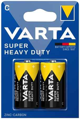 Батарея Varta Super Heavy Duty, C (R14/LR14), 1.5 В, 2шт. (02014101412)