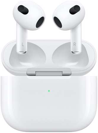 Беспроводная гарнитура Apple AirPods 3 Lightning Charging Case, (MPNY3AM/A)