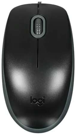 Мышь проводная Logitech M110 Silent, 1000dpi, оптическая светодиодная, USB, черный (910-005502) 9708837436