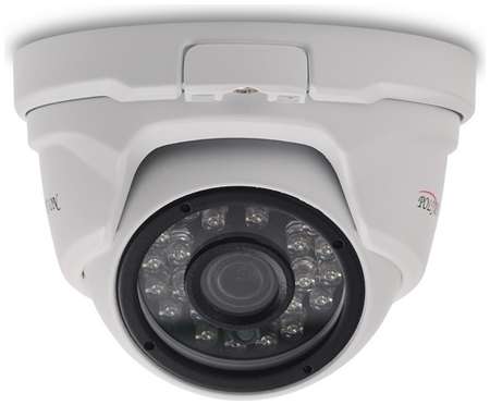 IP-камера Polyvision PVC-IP2M-DF2.8PA 2.8мм, уличная, купольная, 3Мпикс, CMOS, до 2304x1296, до 25кадров/с, ИК подсветка 25м, POE, -40 °C/+55 °C, белый (PVC-IP2M-DF2.8PA) 9708844528