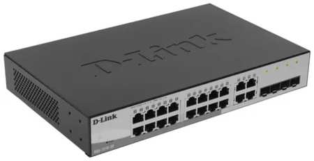 Коммутатор D-link DGS-1210-20, управляемый, кол-во портов: 16x1 Гбит/с, кол-во SFP/uplink: combo RJ-45/SFP 4x1 Гбит/с, установка в стойку (DGS-1210-20/F2A )