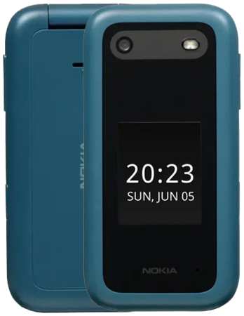 Мобильный телефон Nokia 2660, 2.8″ 320x240 TFT, 128Mb, BT, 1xCam, 2-Sim, 1450 мА·ч, Series 30+, синий (1GF011PPG1A02) 9708855309