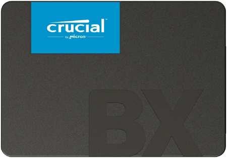Твердотельный накопитель (SSD) Crucial 500Gb BX500, 2.5″, SATA3 (CT500BX500SSD1) Retail